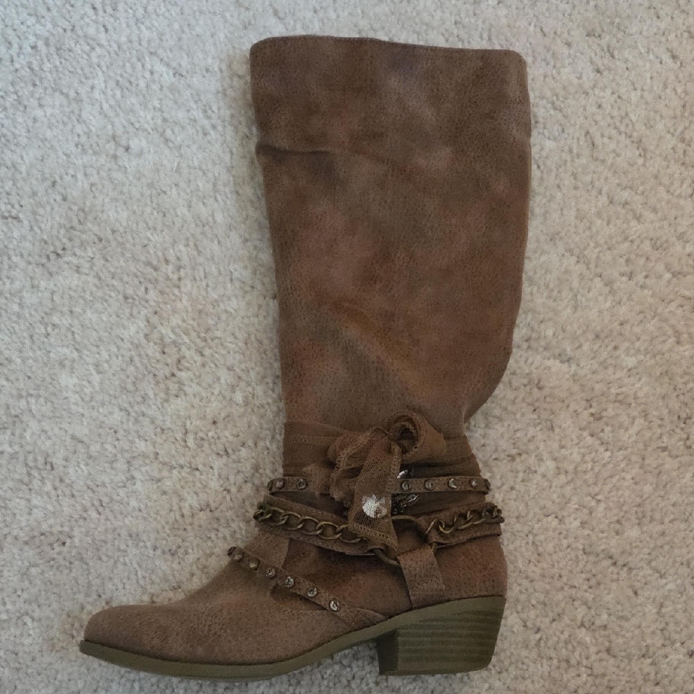 Brown Knee-High Women's Boots
